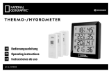 National Geographic Thermo-hygrometer black 4 measurement results Owner's manual