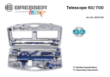 Bresser Junior 60/700 AZ1 Refractor Telescope Owner's manual