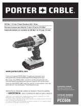 Porter-Cable PCC608 User manual