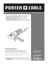 Porter Cable Cut Off Tool Grinder User manual
