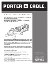 Porter Cable PCC761B User manual