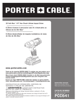 Porter-Cable PCC641LB User manual