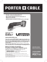 Porter-Cable PCC710B User manual