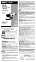 Porter Cable 7424XP User manual