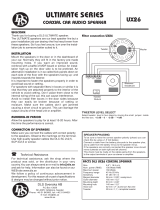 DLS UX26 coaxial Owner's manual