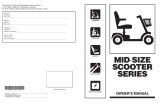Pride Mobility Mid-Size Scooter Owner's manual