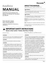 Thermador DCT3016W Installation guide