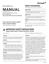 Thermador HMDW36WS Operating instructions