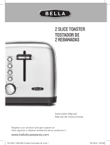 Bella Classics 2-Slice Toaster Owner's manual