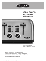 Bella 4 Slice Toaster, Stainless Steel Owner's manual