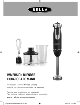 Bella Multi Use 10 Speed Immersion Blender,  and Chrome Owner's manual