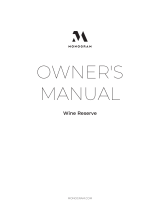 Monogram ZDWR240HBS Owner's manual