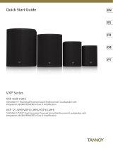 Tannoy VXP 12 Quick start guide