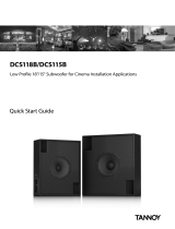 Tannoy DCS115B Quick start guide