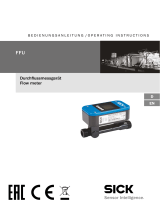SICK FFU Flow meter (DN10, DN15, DN20) Operating instructions