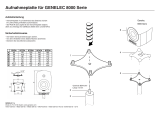 Genelec 8040-438W White stand plate for 8X40, 8341 Iso-Pod User manual