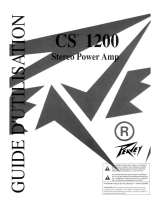 Peavey CS 1200 Owner's manual