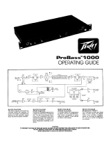 Peavey ProBass 1000 Owner's manual