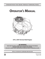 MTD 679 cc User manual