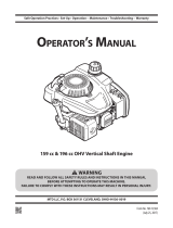Cub Cadet 12AVB2M5766 Owner's manual