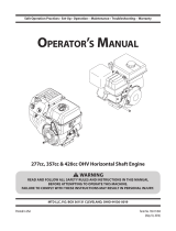 Cub Cadet 179cc Owner's manual