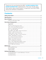 MSI A320M GAMING PRO Owner's manual