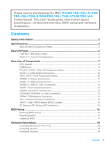 MSI B150M PRO-VHL Owner's manual