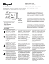 Legrand AU7100WH Installation guide