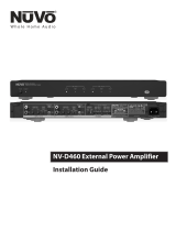 Legrand Digital Power Amplifier D460 Manual (PDF) Installation guide