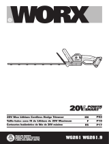 Worx WG261 Owner's manual
