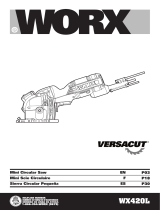 Worx VERSACUT WX420L Owner's manual