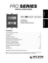 WilsonPro Pro 70 Plus (50Ω) Installation guide
