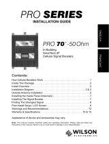 WilsonPro Pro 70 (50Ω) Installation guide