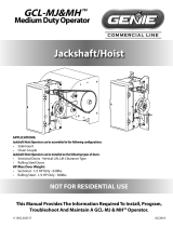 Genie GCL-MJ / GCL-MH Operator / Installation Manual