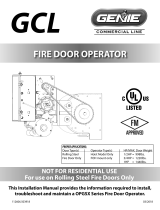Genie GCL Fire Door Operator / Installation Manual