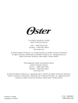 Oster 3909 User manual