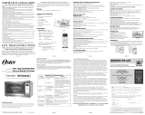 Oster TSSTTVXLDG Owner's manual