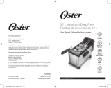 Oster 3.7L Immersion Deep Fryer User manual
