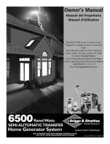 Briggs & Stratton Home Generator User manual