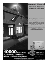 Briggs & Stratton 10000 Watt Home Generator System User manual