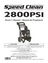 Briggs & Stratton Speed Clean Owner's manual