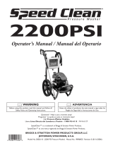 Simplicity 2200 PSI User manual