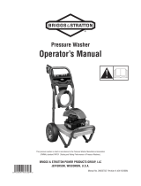 Briggs & Stratton 2550 PSI User manual