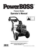 Simplicity OPERATOR'S MANUAL POWERBOSS 3000@2.5 PRESSURE WASHER MODEL- 020309-1 User manual