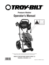 Simplicity OPERATOR'S MANUAL TROY-BILT 2500@2.3 PRESSURE WASHER MODEL 020413-02, 020421-02 User manual