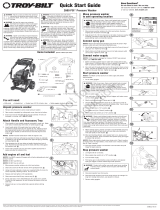 Simplicity QUICK START GUIDE 2600@2.3 TROY-BILT PRESSURE WASHER MODEL- 020415-0 Quick start guide