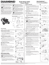 Simplicity QUICK SETUP GUIDE 3800@4.0 BRIGGS & STRATTON PRESSURE WASHER MODEL 020463-01 Installation guide