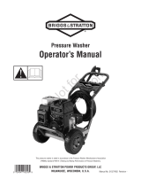 Simplicity OPERATOR'S MANUAL BRIGGS & STRATTON 3200@3.0 PRESSURE WASHER MODEL- 020478-0 User manual
