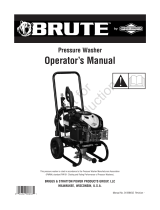 Simplicity OPERATOR'S MANUAL 2500@2.3 BRUTE PRESSURE WASHER MODEL 020513-00 User manual