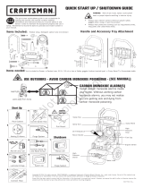 Simplicity PRESSURE WASHER CRAFTSMAN 2800 PSI MODEL 021021-00 Installation guide